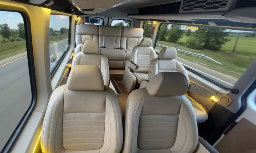 Luxury Amenities in 17 Seater Urbania Delhi