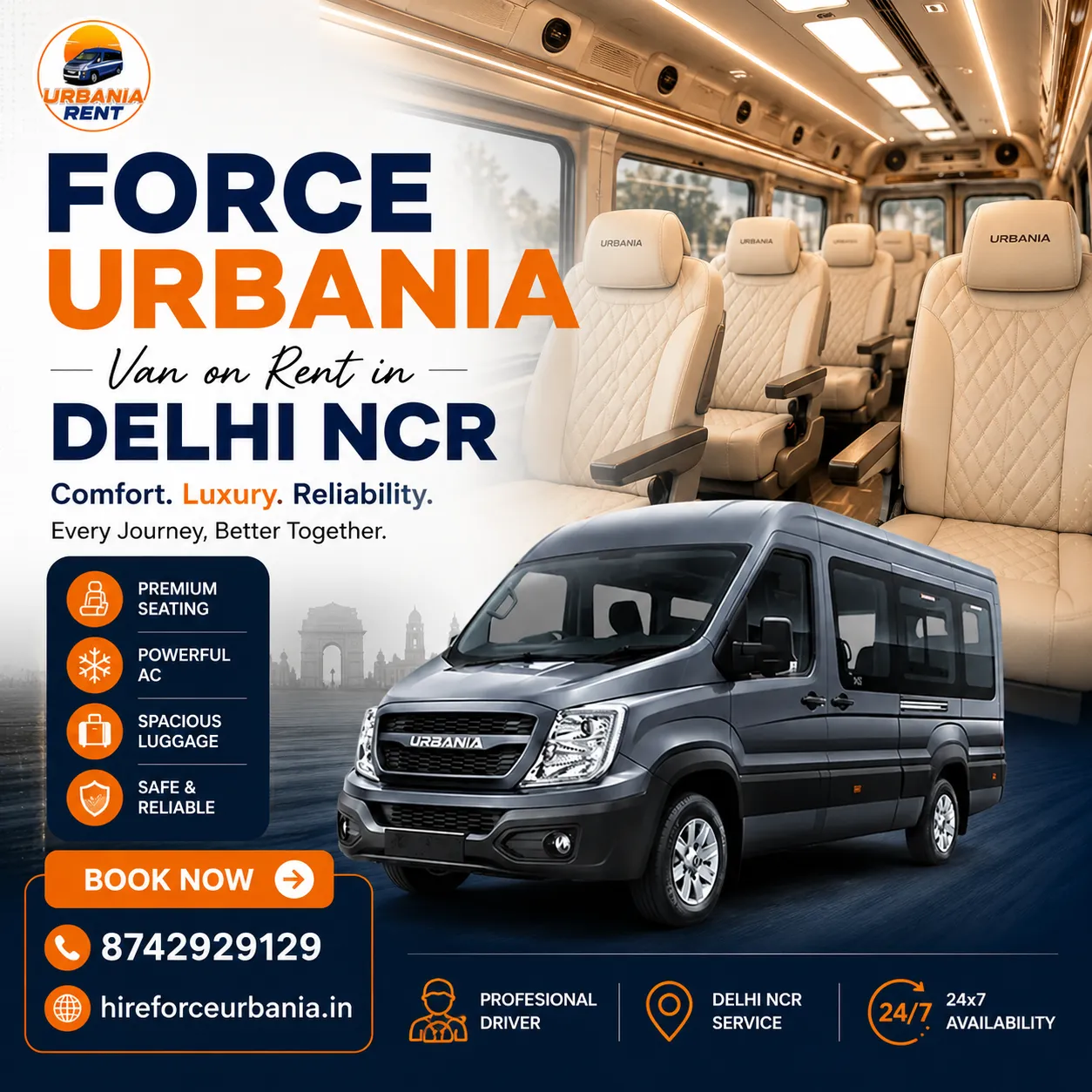 Force Urbania Fleet Delhi